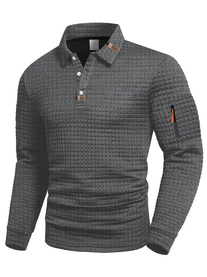 Dennis™ | Klassieke polo met lange mouwen