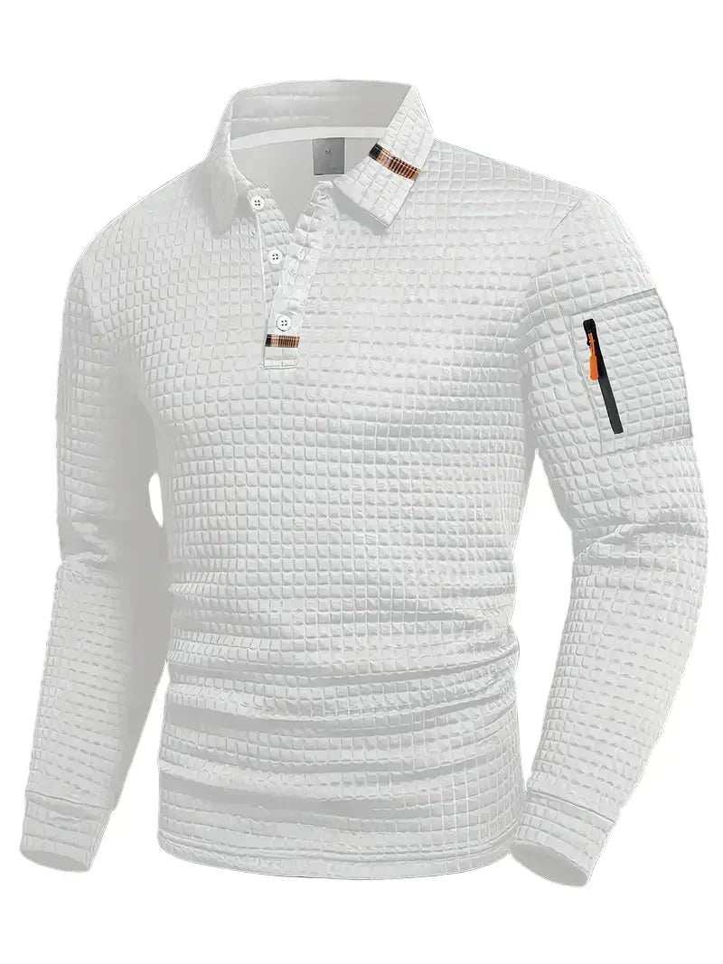Dennis™ | Klassieke polo met lange mouwen